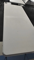 Table Pliante Portable Rectangulaire en Plastique de 180 cm pour la Restauration et les Événements, Idéale pour les Mariages, Vente en Gros
