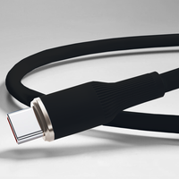 Câble USB-C vers Lightning en Cuivre Pur de Qualité Supérieure : Gaine en Silicone, Personnalisable pour les Systèmes Apple et Stock Disponible en Magasin