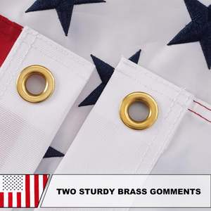 3x5 футов Американский гражданский флаг мира Вышитые флаги мира для активного отдыха сверхмощный 210D нейлон Американский гражданский баннер - Product Image 2