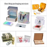Boîtes d'Expédition en Carton Ondulé Personnalisées pour E-commerce, en Carton Recyclé avec Bande Déchirable, Emballage Logistique avec Logo sur Mesure