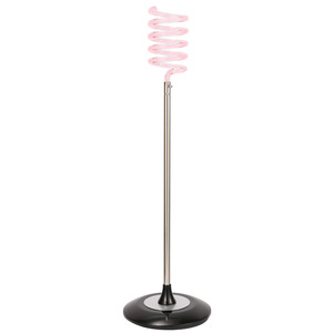 Soporte para secador de pelo de acero inoxidable, diseño moderno y sencillo para salón, hotel, uso doméstico, negro, blanco, naranja, rosa, azul, amarillo, rojo - Product Image 4