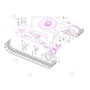 أجزاء الرسم البياني الأصلي لأجزاء الرسم البياني مكونات الحفار التخطيطي المشروح - Product Image 2