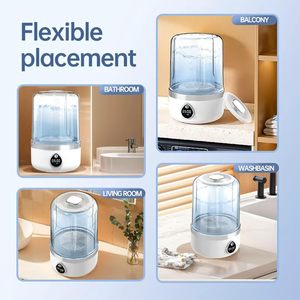 Lavadora Portátil Plegable Multifuncional Única de Calidad Garantizada, Mini Lavadora Semiautomática de Plástico con USB en Inglés - Product Image 2