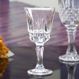 Vente chaude Old Fashion En Relief Cristal Rouge Verre À Vin Gobelets Verres À <span class=keywords><strong>Champagne</strong></span> - Product Image 4