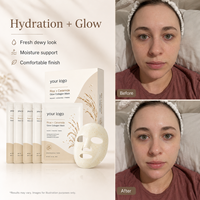 Masque Éclat Nourrissant ODM/OEM : Hydratation Intense, Renforce la Barrière Cutanée, Améliore l'Élasticité, Peau Radieuse et Saine – Masque au Collagène et au Riz pour un Éclat Naturel