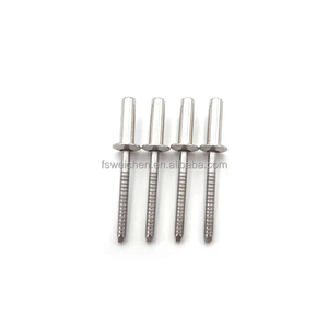 <span class=keywords><strong>Rivets</strong></span> à tête bombée en aluminium à extrémité ouverte, norme DIN, classe 6, haute résistance, pour la fixation de tôles et de pièces automobiles - Product Image 3
