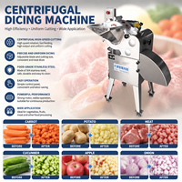 Machine à découper les légumes centrifugeuse automatique pour couper en dés les pommes de terre, les carottes, les oignons, les citrouilles et les patates douces