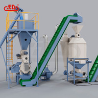 1t 2t ligne de production de granulés pour ferme lapin canard usine de fabrication d'aliments pour animaux