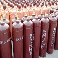 Cilindro de Gas Acetileno Vacío de Alta Presión Industrial de 40L, 150 bar, 200 bar