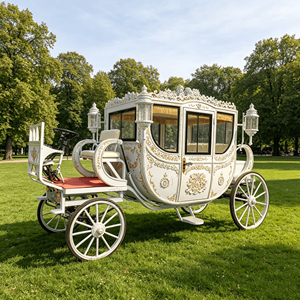 Carruajes Clásicos de Caballos para Turismo, Estilo Vintage, Carruajes Reales para Bodas - Product Image 2