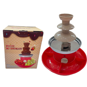 Fontaine à chocolat à trois niveaux, machine à fonte automatique, plateau en cascade, machine à <span class=keywords><strong>fondue</strong></span>, <span class=keywords><strong>tour</strong></span> de pulvérisation de cuisson, grue - Product Image 4