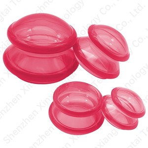 Set terapi bekam Anti selulit, cangkir pijat silikon, cangkir hisap vakum untuk selulit nyeri otot, titik pemicu penghilang rasa sakit - Product Image 1