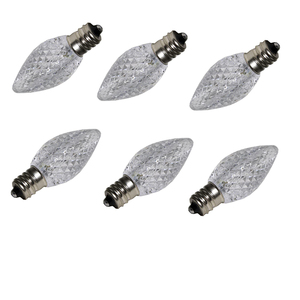 C7 mát trắng <span class=keywords><strong>LED</strong></span> giáng sinh ánh sáng bóng đèn 25-Pack thay thế cho tăng cường kỳ nghỉ trang trí nội thất - Product Image 1