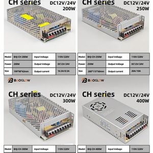 ไฟ LED แบบเส้น รุ่นใหม่ พร้อมไดรเวอร์ DC 12V 24V 25A 300W  แบบบาง ปิดผนึก  หม้อแปลงไฟฟ้าสำหรับ COB 220V-12V LED ขนาดเล็ก 24V ปรับความสว่างได้ - Product Image 6