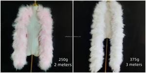 Boa plumes guirlande de plumes grande dinde épaisse marabout plume boa pour robes de soirée fête spectacle carnaval - Product Image 6