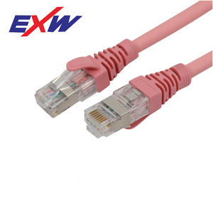 Cable de Conexión Blindado Categoría 6 EXW de 1M, Conectores de Cobre Puro Niquelado, Cable de Datos para Computadora - Product Image 2