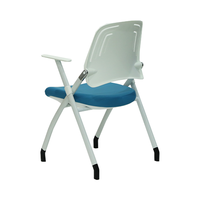 Chaise de bureau ergonomique pour la formation, chaise pliante en plastique pour salle de conférence, mobilier