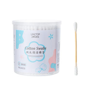 Hisopos de Algodón LMLTOP, Paquete de 200, Hisopos de Doble Extremo Multiusos para Remover Maquillaje A658 - Product Image 4