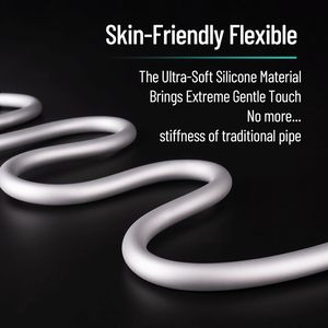 Siêu linh hoạt chống vi khuẩn Silicone CHẬU VỆ SINH Hose ống cho nữ tính rửa - Product Image 5