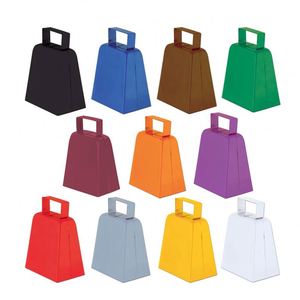Campanas Metálicas Promocionales de 4 Pulgadas con Asa, Campanas de Vaca con Sonido para Eventos Deportivos, Regalos para Fiestas - Product Image 1