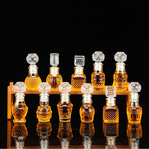 Rỗng Mini Whiskey Chai Thủy Tinh 50ml rượu mạnh rượu Chai Thủy Tinh 50ml Tequila xo Brandy chai thủy tinh với kính nút chai - Product Image 2