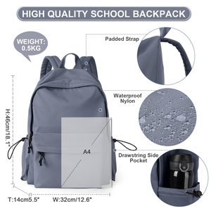 Mochila Ligera y Resistente con Múltiples Bolsillos, Diseño Ergonómico para la Escuela, Viajes Diarios, Actividades al Aire Libre, Regalos - Product Image 3