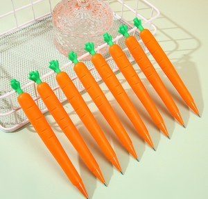 Ensemble de crayons d'activité pour l'école primaire Bouton-poussoir automatique en forme de <span class=keywords><strong>carotte</strong></span> simulée sans stylo d'affûtage pour les étudiants - Product Image 4