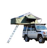 Tente de toit en toile souple de haute qualité 4x4, nouvelle en 2022, avec matelas, adaptée à 3 à 6 personnes