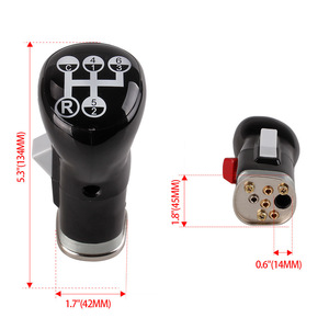 Volvo – levier de changement de vitesse, bouton ergonomique en plastique noir, pour camions FH12 FH16 F10 F12 FL10 FL7, 1655853 4630490500 - Product Image 4