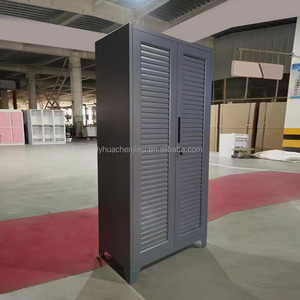 Armario Metálico de Dos Puertas con Cerradura Electrónica para Almacenamiento en Gimnasios, Oficinas y Escuelas Americanas - Product Image 4