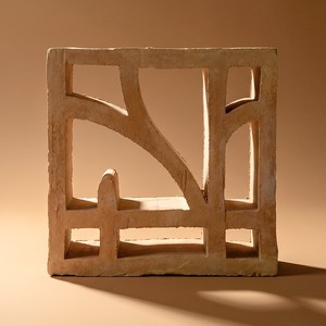 Pannello Decorativo in Terracotta Alhambra 12x12x4 Pollici, Arte da Giardino per Esterni - Product Image 1