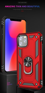 Per il <span class=keywords><strong>iPhone</strong></span> 11 Pro Max 360 anello rotante in metallo cavalletto magnete auto TPU PC armatura cassa del telefono del respingente per il <span class=keywords><strong>iPhone</strong></span> 12 13 Mini Pro Max - Product Image 3