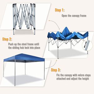 Portable Pop up <b>Canopy</b> Event <b>Tent</b>-Waterproof & Windproof Advertising <b>Tent</b> for Tradeshow Giveaways - Product Image 4