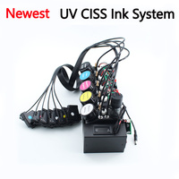Sistem Tinta DTF UV L1800 Kontrol Timer Pengocok Tinta Dengan Peredam UV Kecil untuk Kit Konversi Printer UV Epson L805 L1800 L800