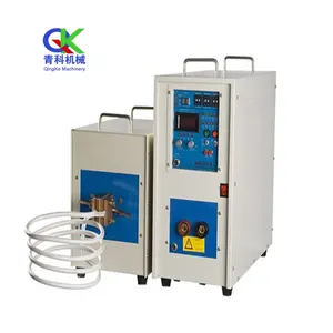 Portable induction heating high frequency heating device high power spiral ground pile forming supporting heater