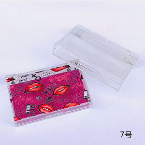 Custom Drawer Clamshell-type /Circular Rectangle Acrylic Storage Box Clear Acrylic butterfly Acrylic Case