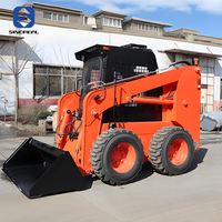 Nouvelle micro-chargeuse sur pneus diesel 2026 de Chine, haute efficacité pour les opérations de creusement de fossés dans la construction