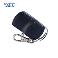 Télécommande universelle 433 MHz à 4 canaux, modèle YET074, en ABS, pour porte de garage, clé à distance, modèle portable