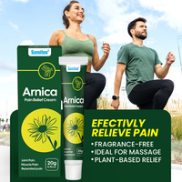 Crème chauffante professionnel Sumifun à l'Arnica et à la Confrérie pour le soulagement des douleurs articulaires (genoux, cou)