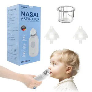 Aspirador Nasal para bebé, aspirador eléctrico suave para bebé, aspirador Nasal para bebé con succión ajustable