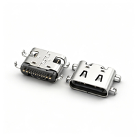 Connecteur USB-C SMT 6 broches réversible, durable et de qualité supérieure pour l'alimentation de circuits imprimés à haut volume et les applications d'interface d'appareils embarqués