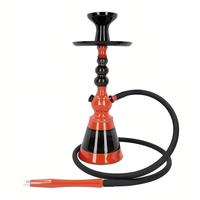 En gros France Hookah Ensemble de chicha mini moderne portable en aluminium avec base en acrylique, bol en silicone, pince et accessoires, durable