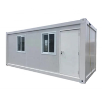 Kit modulaire de paquet plat mobile détachable de maison préfabriquée portative de luxe de 3 chambres à coucher pour des immeubles de bureaux écoles cuisines