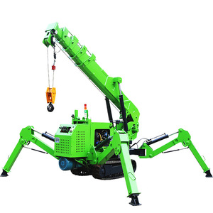 Prix d'usine 3 tonnes 5 tonnes 8 tonnes 10 tonnes 12 tonnes grue mobile sur camion Mini grue araignée sur chenilles à vendre - Product Image 1