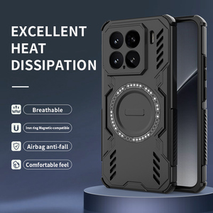 Tản Nhiệt Từ Không Dây Sạc Điện Thoại Trường Hợp Armor Bảo Vệ Sang Trọng Cover Quay Lại Đối Với Xiaomi 15 Siêu OnePlus 15 - Product Image 2