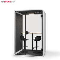 Soundbox Cabine téléphonique portable Silence Bureau Cabine téléphonique acoustique Intérieur Cabine téléphonique à nacelle de travail unique