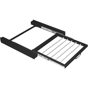 LESSMORE Kit universel d'empilage de cadre intermédiaire noir pour machine à laver/sèche-linge Source d'alimentation manuelle Pièces détachées pour appareils de blanchisserie - Product Image 1