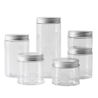 Pot et Conteneur Alimentaire en Plastique Transparent 8oz 250ml 300ml, Pot à Crème PET pour Emballage Cosmétique