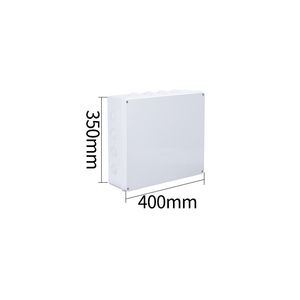 400x350x120mm IP65 <b>Waterproof</b> Junction <b>Box</b> ABS Plastic Pre-drilled 16 Holes with Rubber Plugs Built-in Sealing Strip Outdoor - Product Image 3