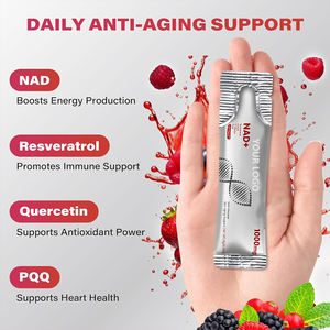 อาหารเสริมชะลอวัยปรับแต่งได้1000มก. มี <span class=keywords><strong>NAD</strong></span> + ของเหลวนิโคตินาไมด์ไรโบไซด์และเรสเวอราทรอลพร้อมสูตร PQQ - Product Image 5